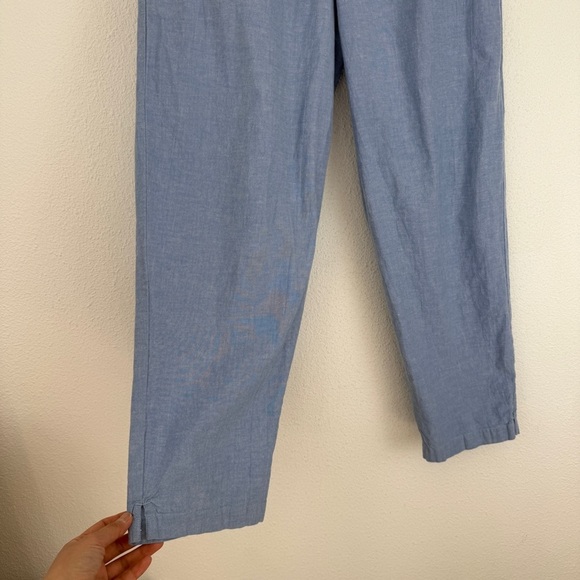 Studio Works Petite Cotton Barrel Leg Crop Pant Pants Medium Petite - Picture 6 of 7